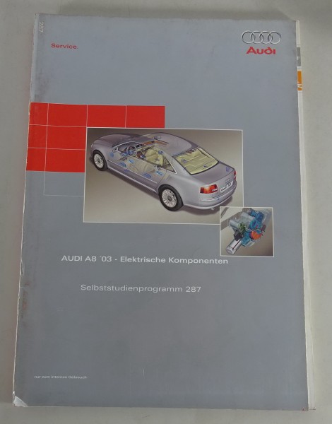 SSP 287 Audi A8 D3 Elektrische Komponenten 09/2002