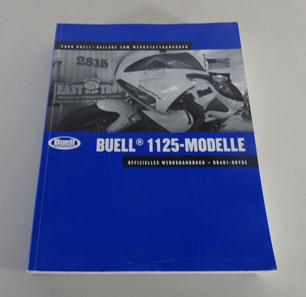 Werkstatthandbuch / Reparaturhandbuch Buell 1125R/1125CR Modell 2009 von 10/2008