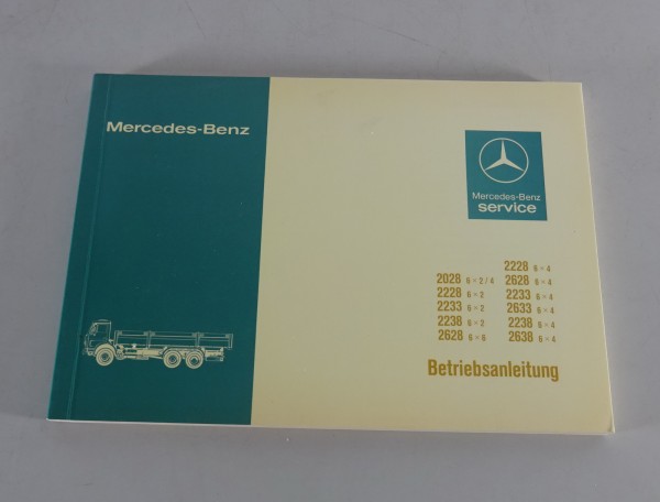 Betriebsanleitung / Handbuch Mercedes Benz LKW NG 80 ab 2028 - 2638 von 1981