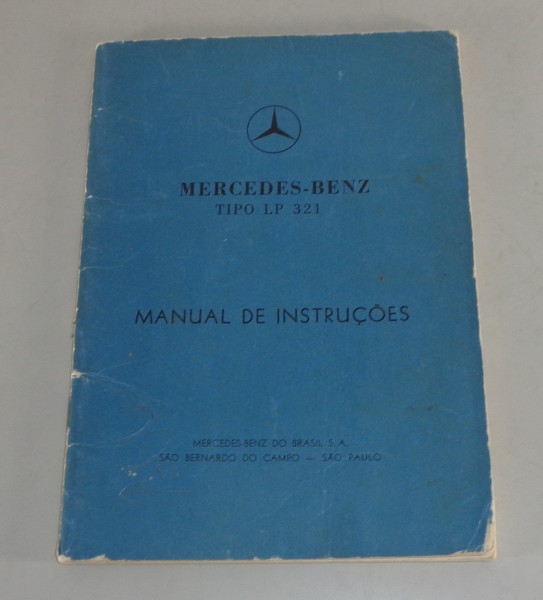 manual de instruções Mercedes Benz do Brasil Tipo LP 321