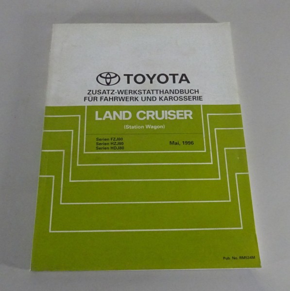 Werkstatthandbuch Toyota Land Cruiser / Station Wagon, Karosserie St. 05/1996