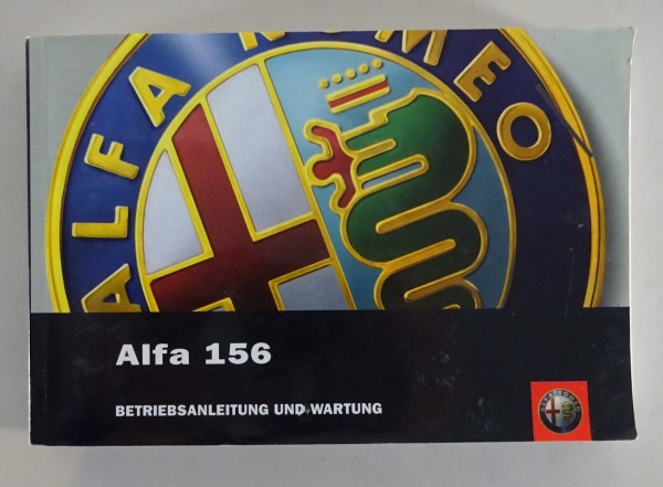 Betriebsanleitung und Wartung / Handbuch Alfa Romeo 156 Stand 12/2003