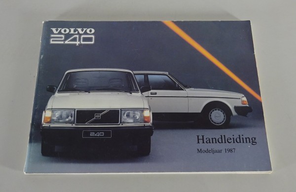 Handleiding / Handboek Volvo 240 modeljaar 1987 Status 08/1986