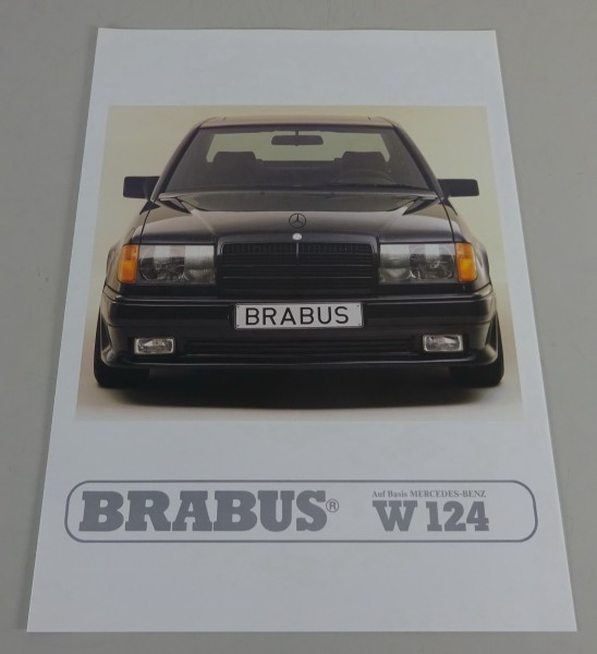 Prospekt / Broschüre Brabus Mercedes-Benz W124