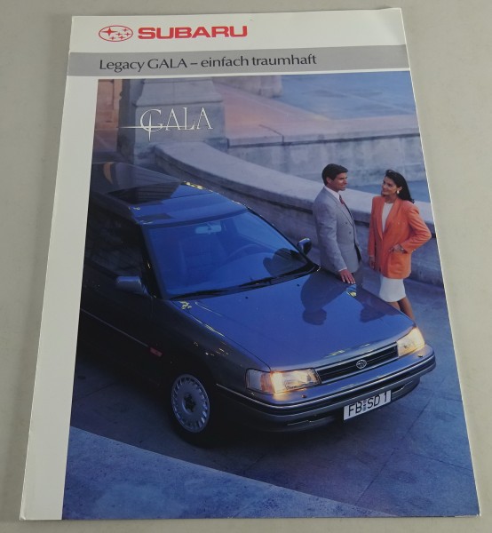 Prospekt / Broschüre Subaru Legacy Gala Super Station 2200 Allrad