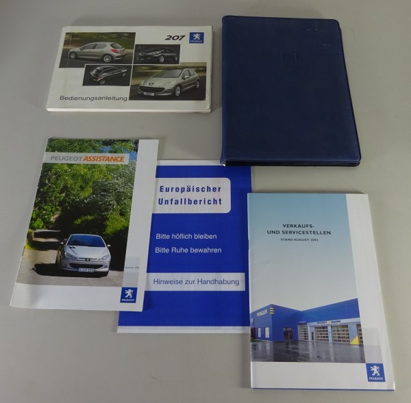 Bordmappe + Betriebsanleitung / Handbuch Peugeot 207 Stand 06/2006