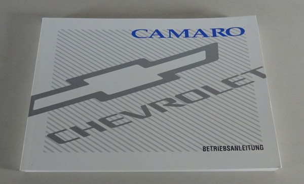 Betriebsanleitung Handbuch Chevrolet Camaro Stand 1998