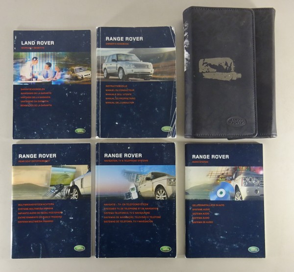 Bordmappe + Handbuch | Owner's manual + wallet Range Rover Stand 2005