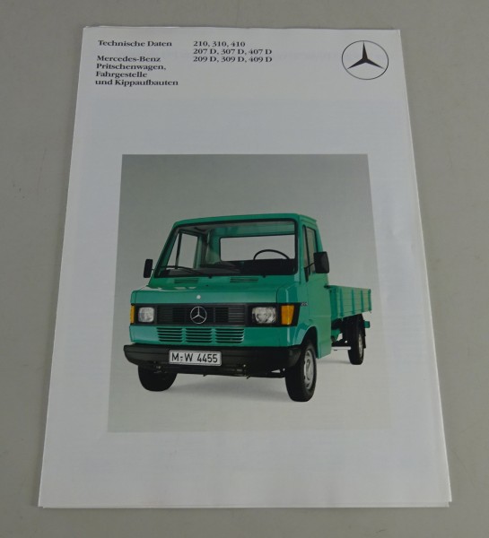 Prospekt / Broschüre Mercedes-Benz Bremer Transp. T1 Pritsche Stand 07/1983