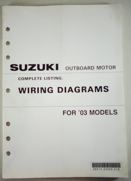 Wiring Diagrams Suzuki Outboard Motor For 2003 Models