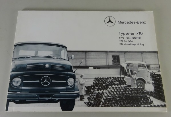Prospekt / Broschyr Mercedes-Benz L / LK / LA / LS / LP / LPS 710 - Schwedisch