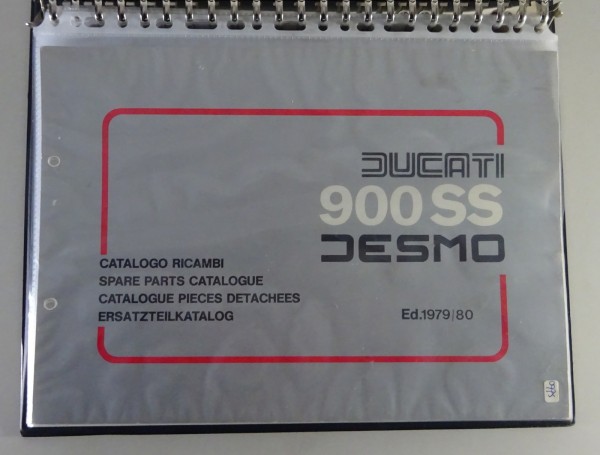 Teilekatalog / Spare Parts List | Ducati 900 SS Desmo | Stand 1979 / 1980