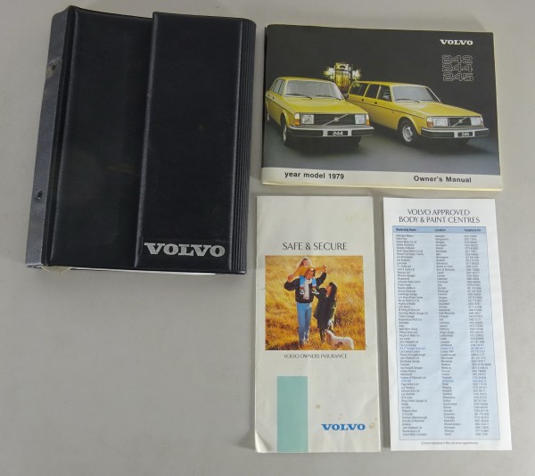 Owner´s Manual + Wallet Volvo 242 / 244 / 245 von 1979 Stand 08/1978