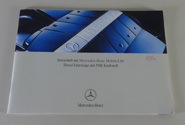Scheckheft Mercedes Benz C-Klasse W203 Diesel / CDI auf Deutsch Stand 03/2003