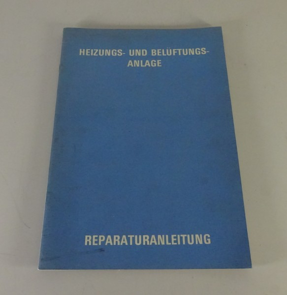 Werkstatthandbuch Jaguar XJ6 & XJ12 Serie 2 Heizung + Belüftung Stand 1973