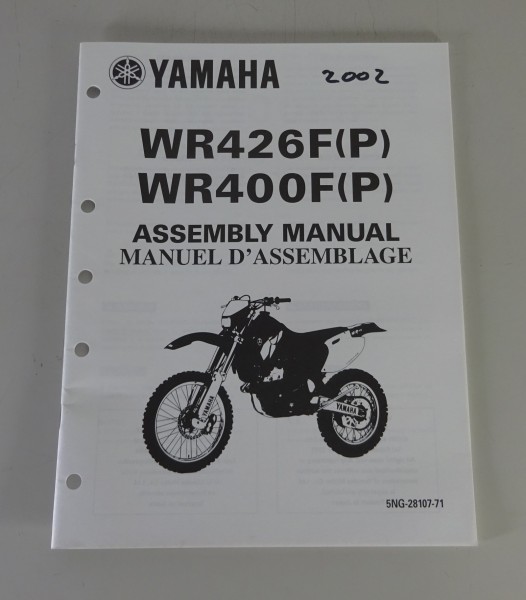 Montageanleitung / Assembly Manual Yamaha WR 426 / 400 F (P) von 2002