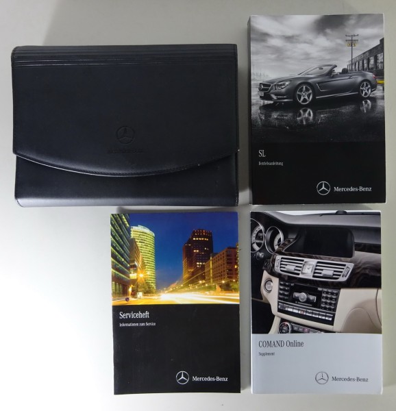 Bordmappe + Betriebsanleitung Mercedes-Benz R231 SL 500 / 65 AMG etc. Stand 2013