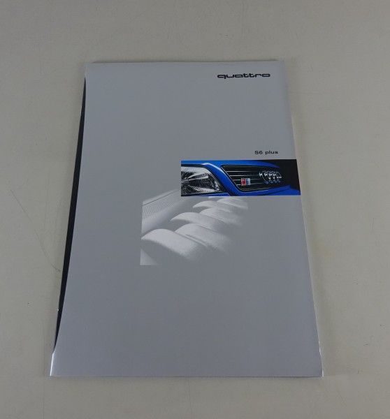 Faltprospekt / Prospekt Audi S6 Plus Typ 4C Quattro Stand 03/1996