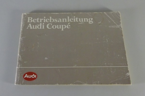 Betriebsanleitung / Handbuch Audi Coupé Typ 81 / B2 Stand 02/1984