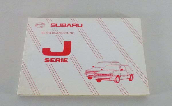 Betriebsanleitung / Handbuch Subaru Justy 1000 + 1200 cm³ FWD / 4WD von 07/1987