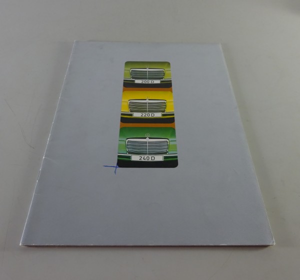 Faltprospekt / Prospekt Mercedes-Benz /8 W115 - 200 D, 220 D, 240 D Stand 6/1974