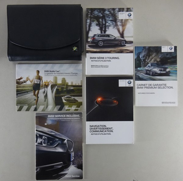 Dossier de bord + manuel d'utilisation BMW Série 3 F31 Touring Version 02/2013