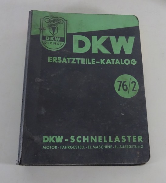 Teilekatalog / Ersatzteilliste DKW Schnellaster Typ F89 Stand 01/1955
