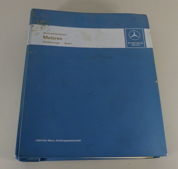 Werkstatthandbuch Mercedes Benz LKW Motoren OM 401 / 402 / 403 / 407 h von 1976