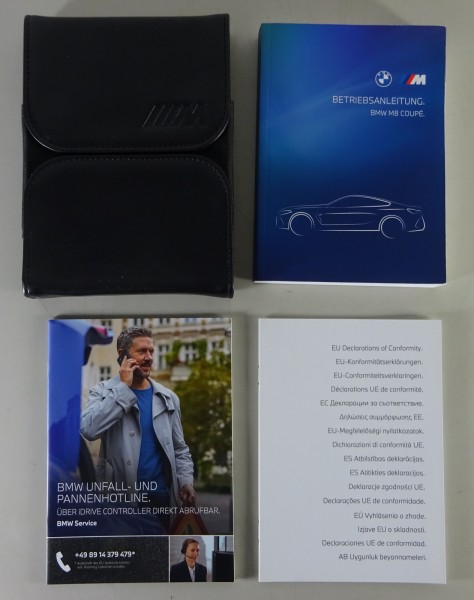 Bordmappe + Betriebsanleitung BMW M8 Coupé F92 | Stand 02/2022
