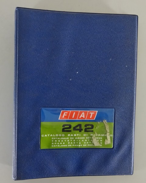 Teilekatalog / Parts Catalog Fiat 242 Stand 01/1974