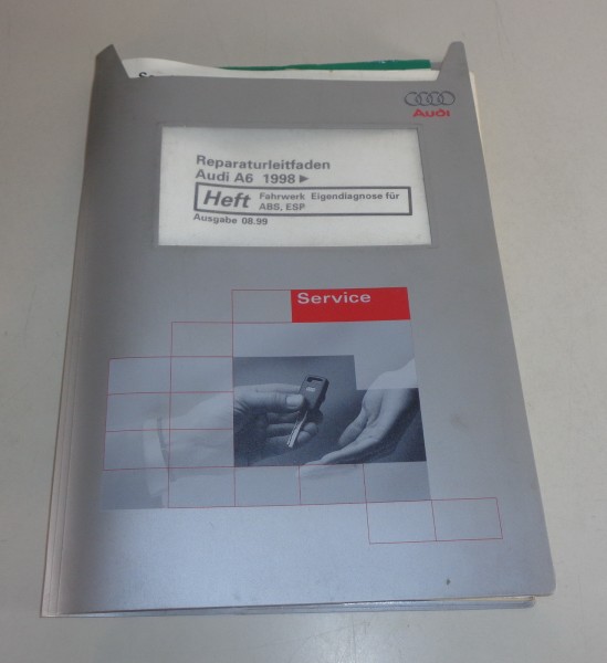 Werkstatthandbuch Audi A6 C5 ab 1998 Fahrwerk Eigendiagnose für ABS, ESP 8/1999