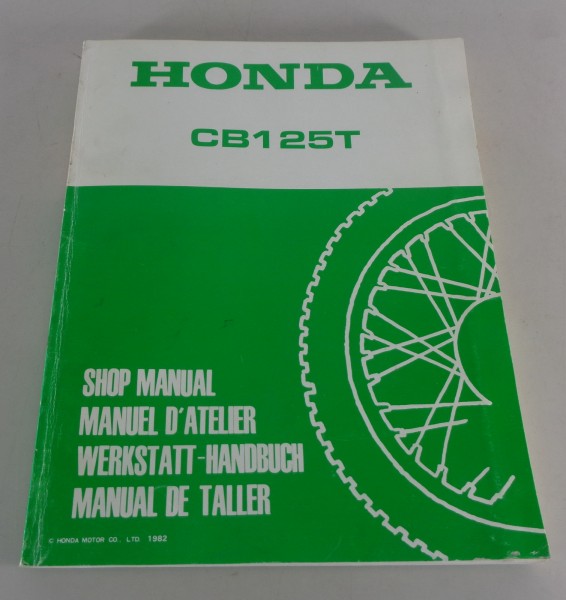 Werkstatthandbuch Honda CB 125 TD Twin Zweizylinder / Scheibenbremse Stand 1982