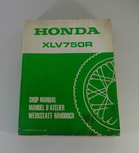 Werkstatthandbuch Honda XLV 750 R Stand 1983