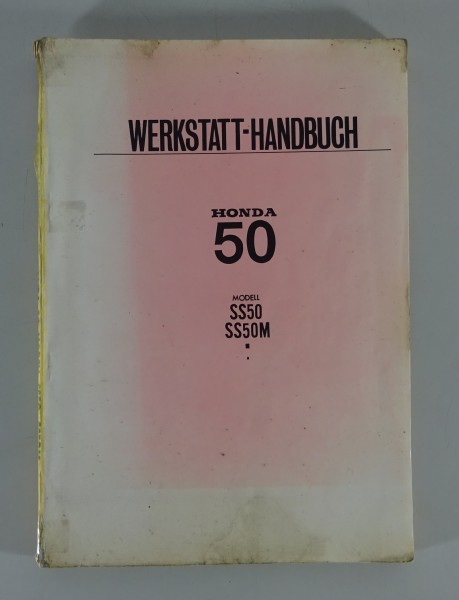 Werkstatthandbuch / Reparaturanleitung Honda SS 50 / 50 M Stand 04/1967