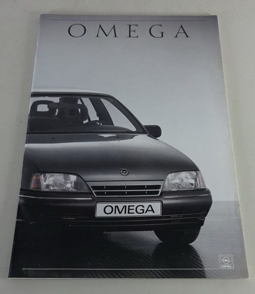 Faltprospekt / Broschüre Opel Omega A1 | Caravan + 3000 Stand 08/1988