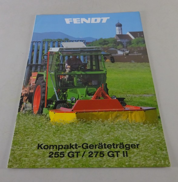 Prospekt / Broschüre Fendt Kompakt-Geräteträger 255 GT / 275 GT ll Stand 09/1982