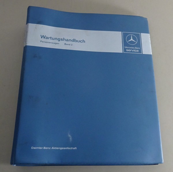 Wartungshandbuch Mercedes Benz W123, W124, W126, R129 Baujahre ab 1989