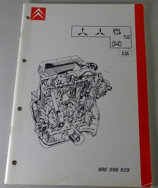 Werkstatthandbuch Citroen AX / Saxo / Berlingo Motor TUD Einbau / Ausbau 03/1989