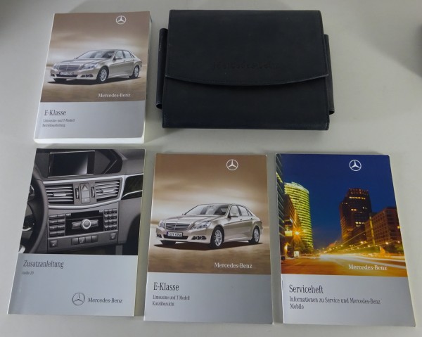 Bordmappe + Betriebsanleitung Mercedes Benz E-Klasse + T-Modell W212 von 02/2010