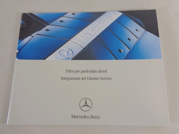 Scheckheft Mercedes Benz E-Klasse W211 Dieselpartikelfilter Italienisch 2003