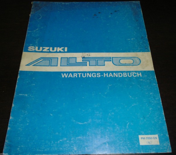 Werkstatthandbuch Wartungshandbuch Suzuki Alto Stand 12/1980