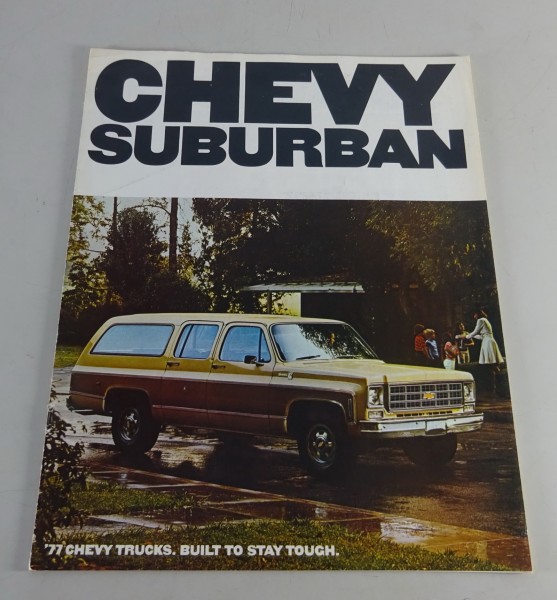 Prospekt Chevrolet / Chevy Suburban C10 / C20 / K10 / K20 Modelljahr 1977
