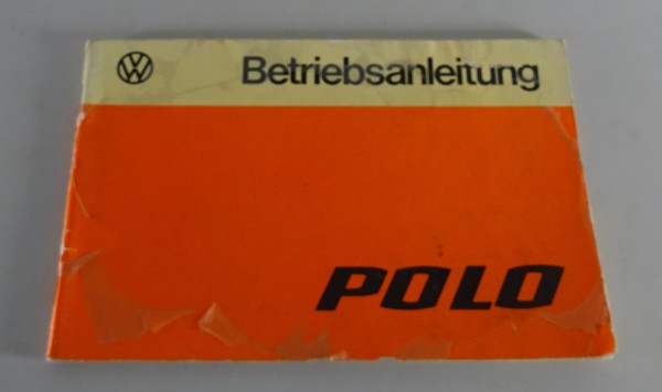 Betriebsanleitung / Handbuch VW Polo 1/I Typ 86 Stand 08/1976