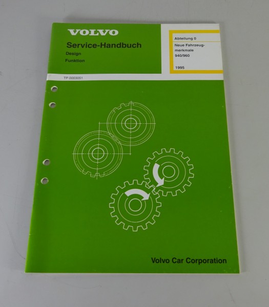 Werkstatthandbuch Volvo 940 / 960 Neue Fahrzeugmerkmale ab Modelljahr 1995