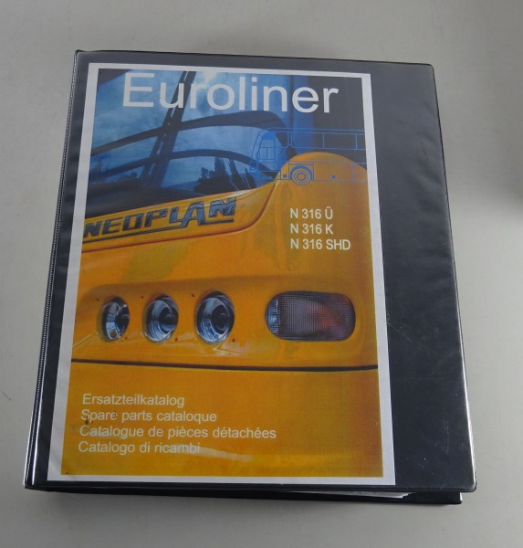 Teilekatalog / Ersatzteilliste Neoplan Euroliner N 316 Ü / K / SHD Stand 1999