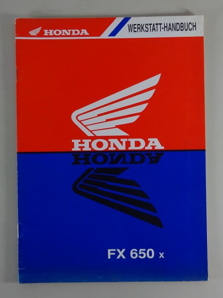 Werkstatthandbuch Ergänzung Honda FX 650