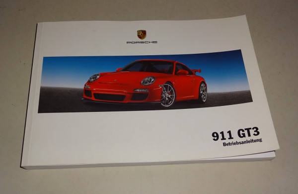 Betriebsanleitung / Handbuch Porsche 911 GT3 Typ 997 Modelljahr 2010