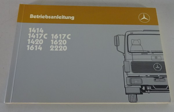 Betriebsanleitung / Handbuch Mercedes-Benz LKW NG 85 mit OM 366 Stand 10/1985