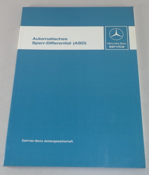 Werkstatthandbuch Mercedes Benz ASD Automatisches Sperr Differential W124 W126