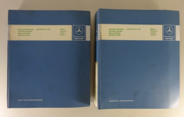 Werkstatthandbuch Mercedes-Benz Unimog 424 / 425 | U1000 - U1500 Stand 1983